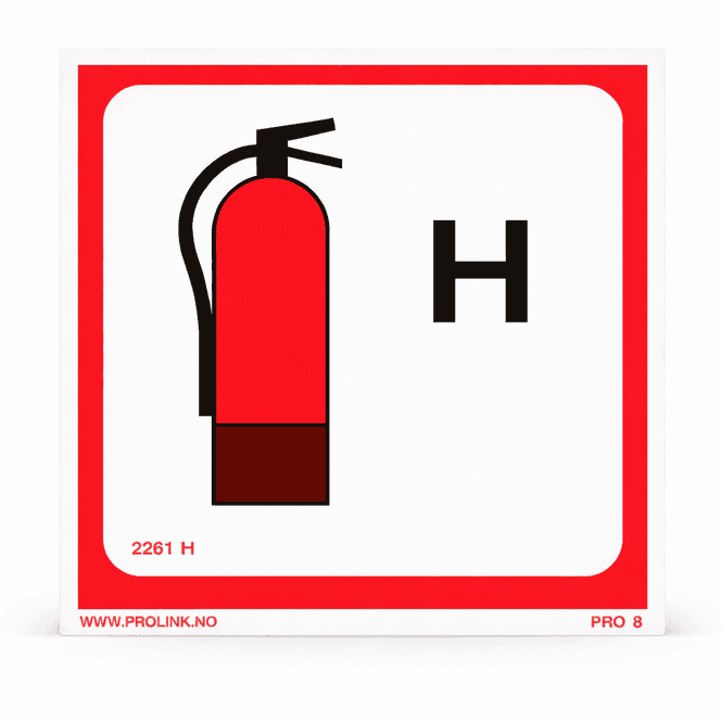 Hovedbilde Fire extinguisher - Halon (Pro 8)