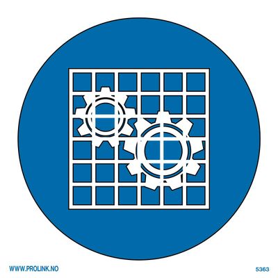 Installer eller sjekk beskyttelsesdeksel - PVC