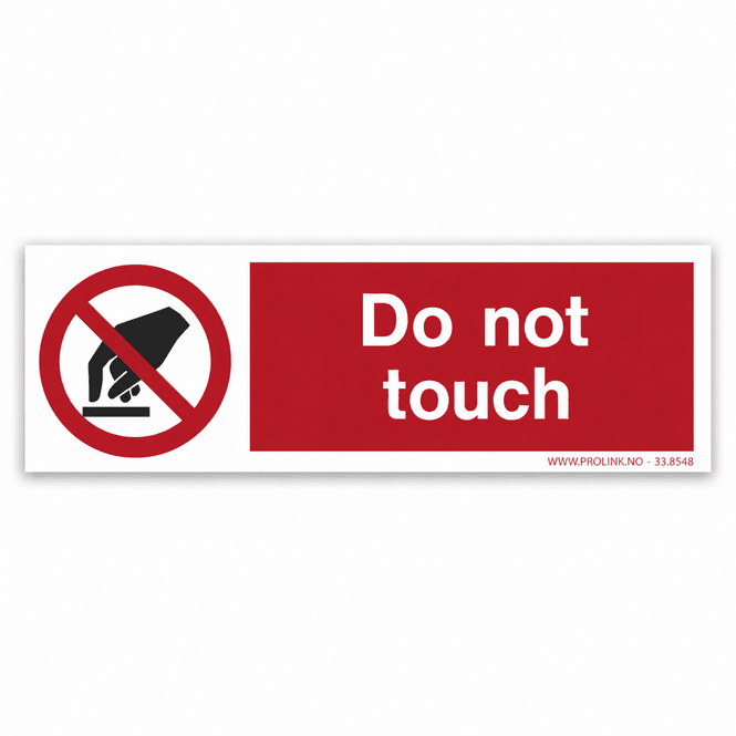 Hovedbilde Do not touch