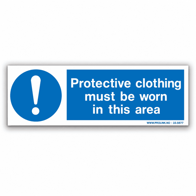 Hovedbilde Protective equipment must be worn in this area