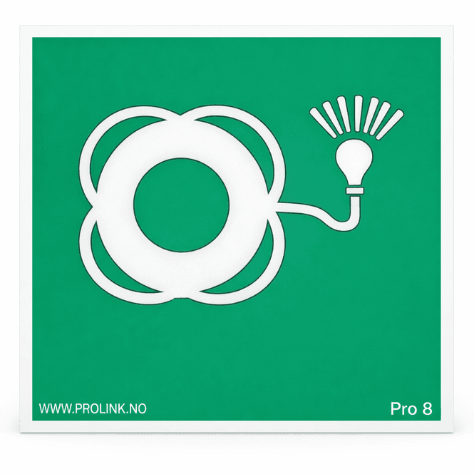 Hovedbilde Lifebuoy w/light (Pro 8)