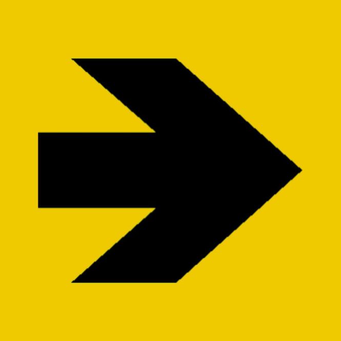 Hovedbilde Pil rett - PVC