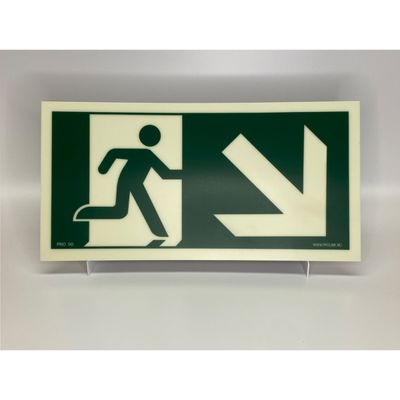 Markeringsskilt i ramme - ensidig - 10 meter