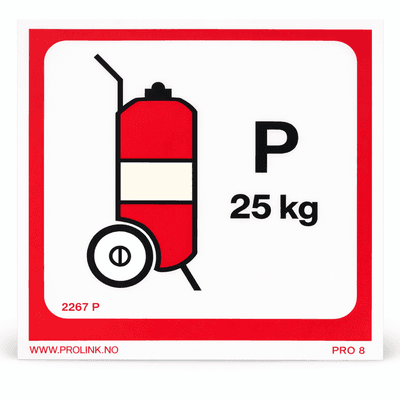 Wheeled fire extinguisher - Powder (Pro 8)