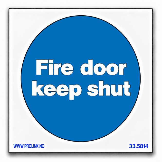 Hovedbilde Fire door keep shut