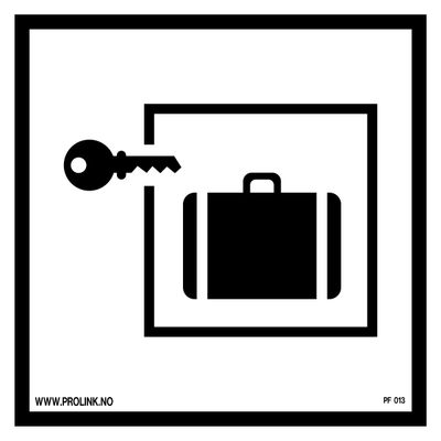 Bagasjerom/myntskap - PVC